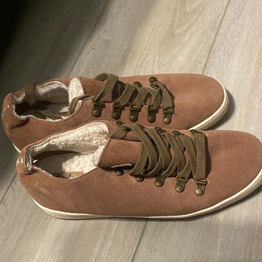 Zodiac Brown Suede Sneakers